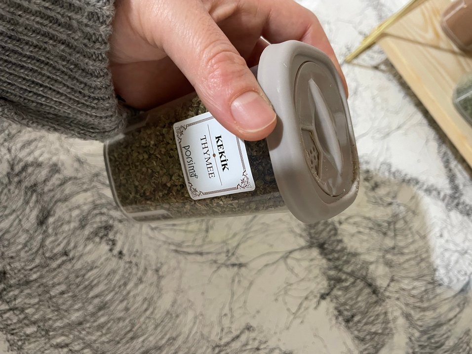 Pembe Kalp Desenli Seramik Baharatlık Seti - Görsel 4