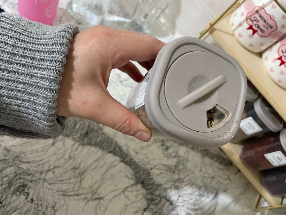 Pembe Kalp Desenli Seramik Baharatlık Seti - Görsel 3