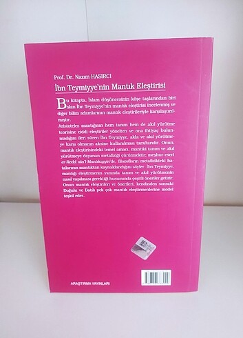  Beden İbn Teymiyye'nin Mantık Eleştirisi