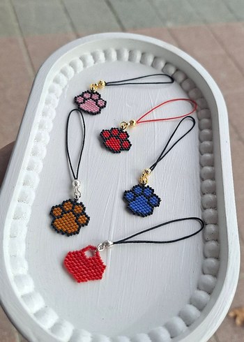 Renkli Kedi Pençe Figürlü Askılı Süsler - Görsel 2