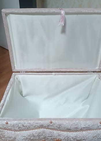 Beden Pastel Pembe Makyaj Organizer Kutusu