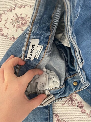 diğer Beden Mavi move dar paça jean
