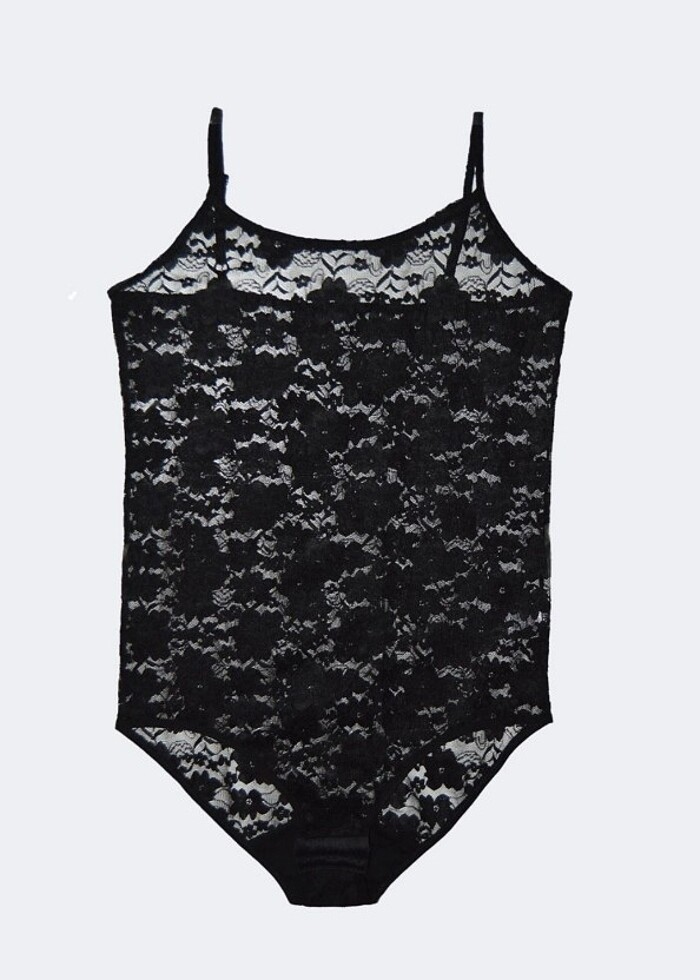 İp askılı çıtçıtlı dantel atlet  - Görsel 2