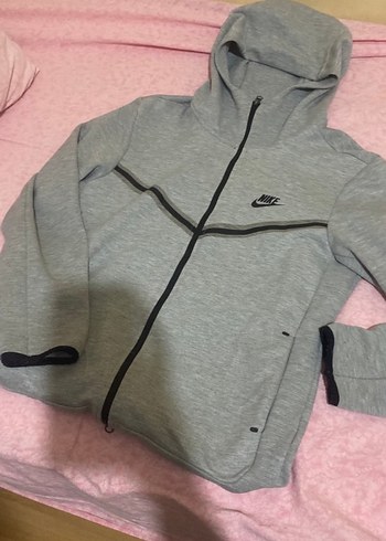 s Beden Nike Gri Fermuarlı Erkek Sweatshirt