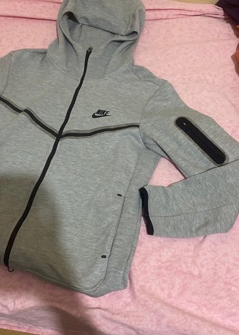 Nike Nike Gri Fermuarlı Erkek Sweatshirt