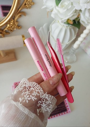 Sheinside 400 adet kirpik 2 adet yapıstırıcı