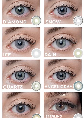 Renkli lens