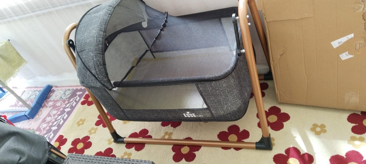 Gri çocuk beşiği - Görsel 2