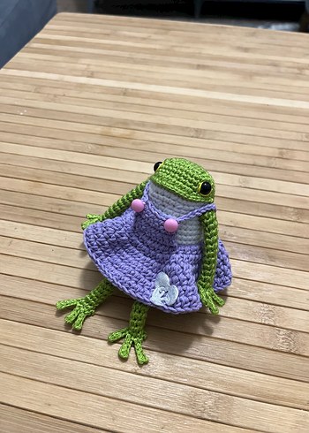 El Örgüsü Bohem Kurbağa Figürleri - Görsel 6