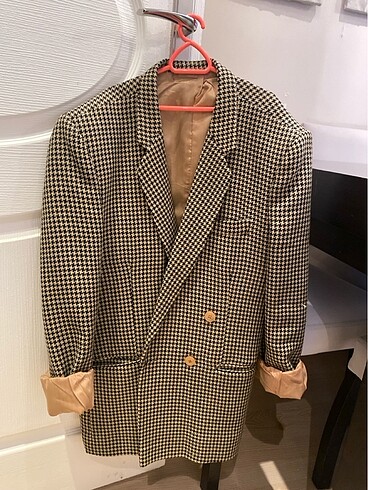 Kareli blazer ceket