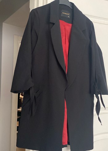 Siyah, Midi Boy,  ceket - Görsel 2