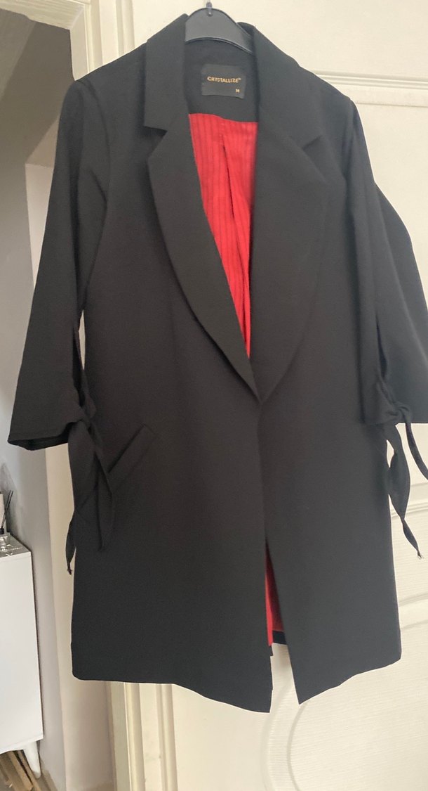 Siyah, Midi Boy,  ceket - Görsel 4