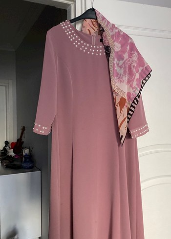 Pembe Uzun Bohem Salaş Elbise - Görsel 4