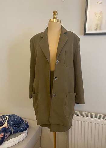 Zara Haki Oversize Uzun İkili Takim