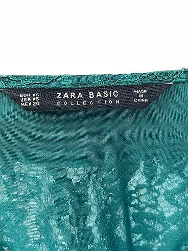 xs Beden yeşil Renk Zara Kısa Elbise %70 İndirimli.