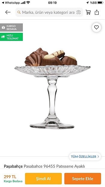 Paşabahçe Patısserıe Ayaklı