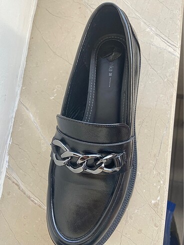 38 Beden siyah Renk Bershka Kadın Loafer