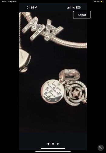 Pandora Sallantılı Pandora charm