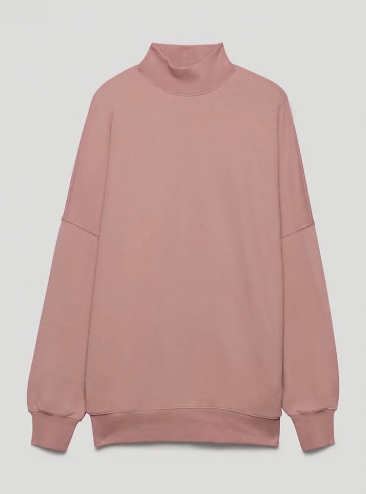Bej Oversize Kadın Sweatshirt - Görsel 2