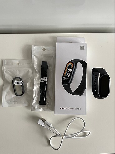 Mi band 8 ekran kasa koruması ve kordon