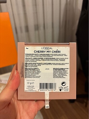  Beden Renk Loreal Cherry My Cheri Far Paleti