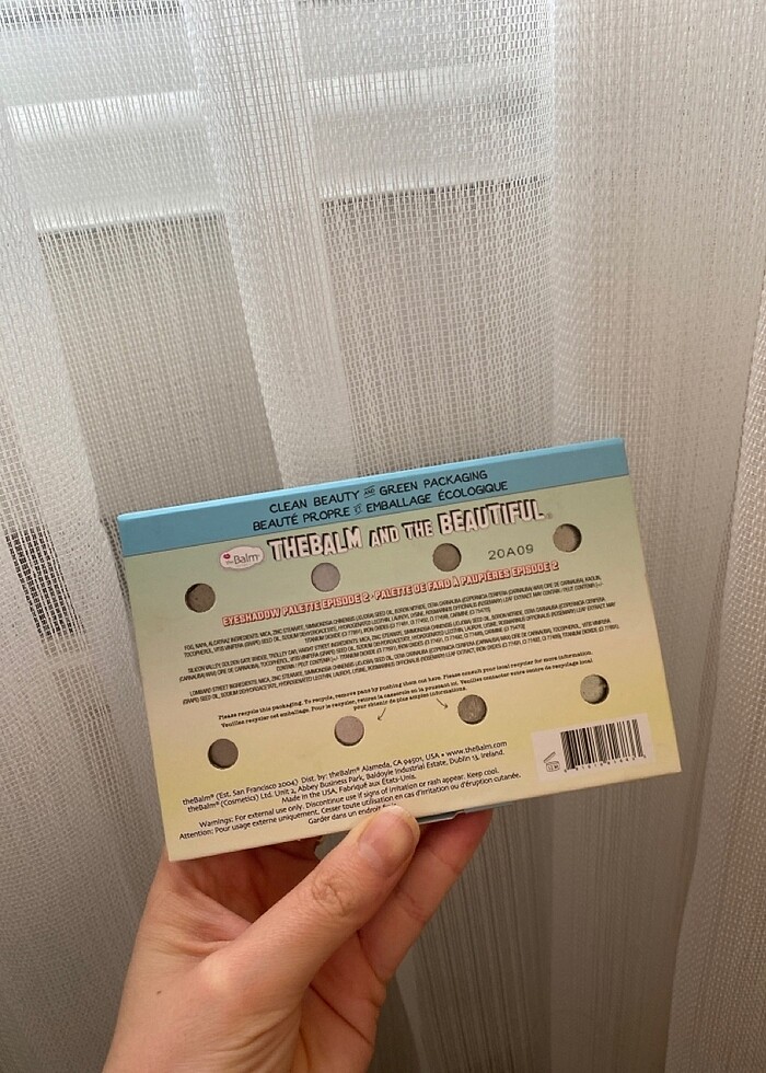 The balm and the beautiful far paleti - Görsel 4