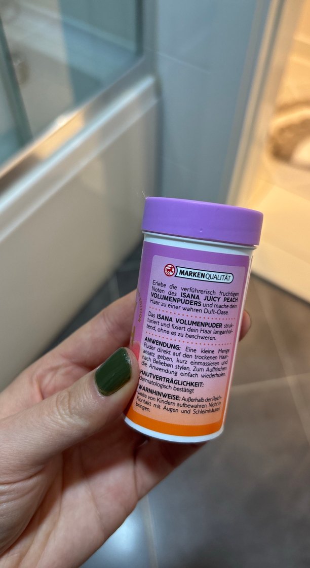 Isana Juicy Peach Hacim Veren Pudra - Görsel 3