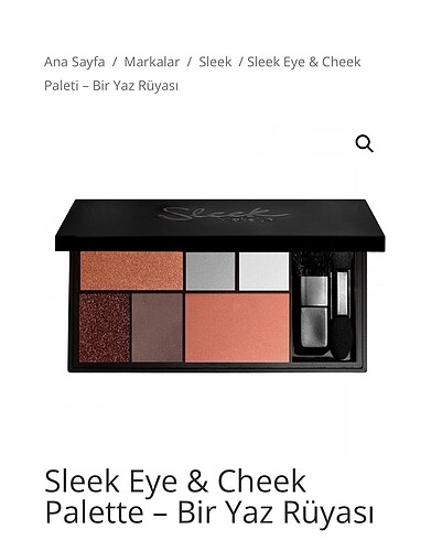 Sleek Sleek makeup Eye & Cheek Palette A Midsummer?s Dream göz yüz far