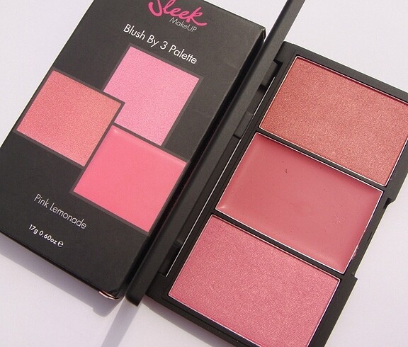 Beden Sleek makeup Blush By 3 Pink lemonade Palette 369 allık yüz ay