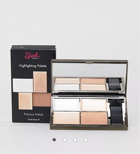 Sleek makeup Highlighting Palette Precıous Metals aydınlatıcı ko