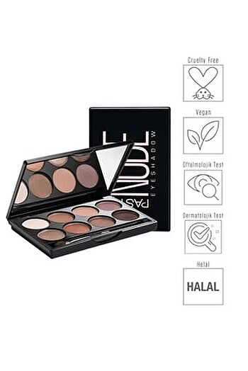 pastel nude basic nudes 01 nolu göz far paleti