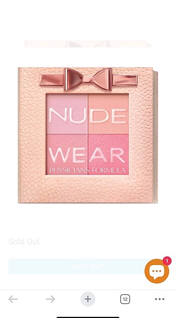Physicians Formula Nude Wear Parlayan Çıplak Gül Rengi Allık