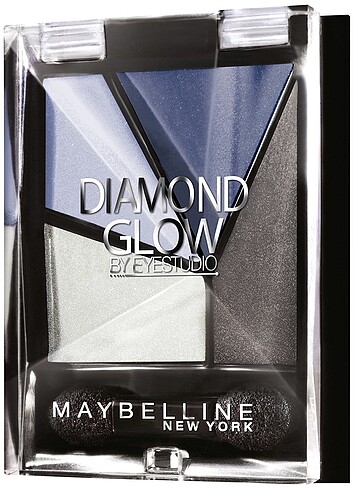  Beden maybelline diamond glow for 03 blue drama 4 lü göz far paleti