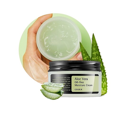 Cosrx Aloe Vera Oil Free Moisture Cream - Yağsız Cilt Yatıştırıc