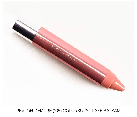 Revlon Colorburst Lacquer Lip Balm, Demure [105] 105 numara kal