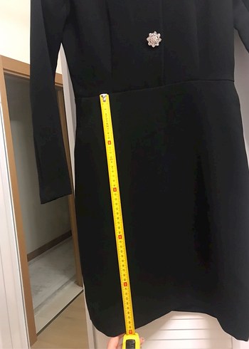 34 Beden siyah Renk siyah mini elbise