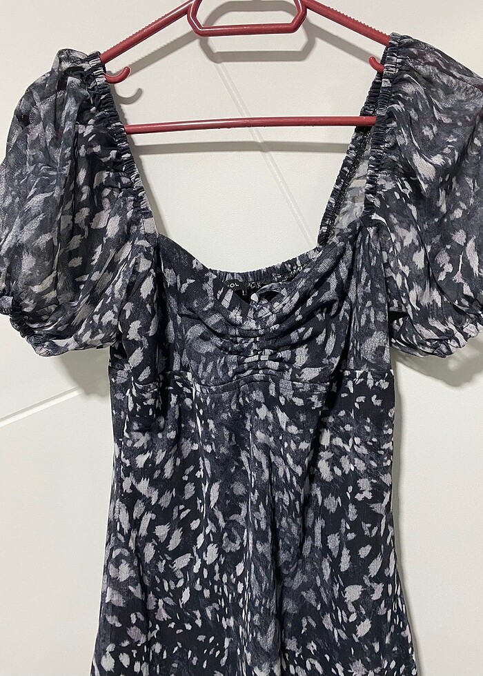 Alacalı elbise - Görsel 3