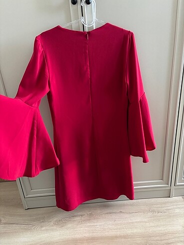 Mango kırmızı mini elbise - Görsel 3