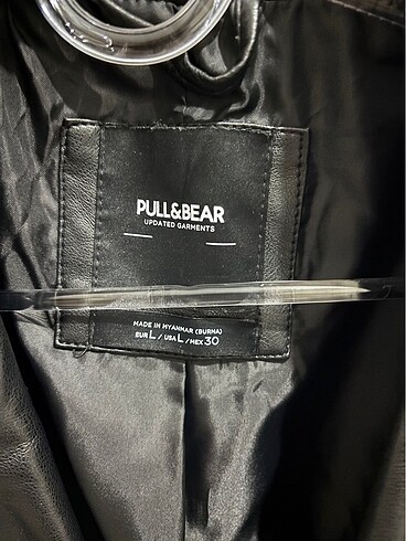 Pul&bear deri ceket - Görsel 4
