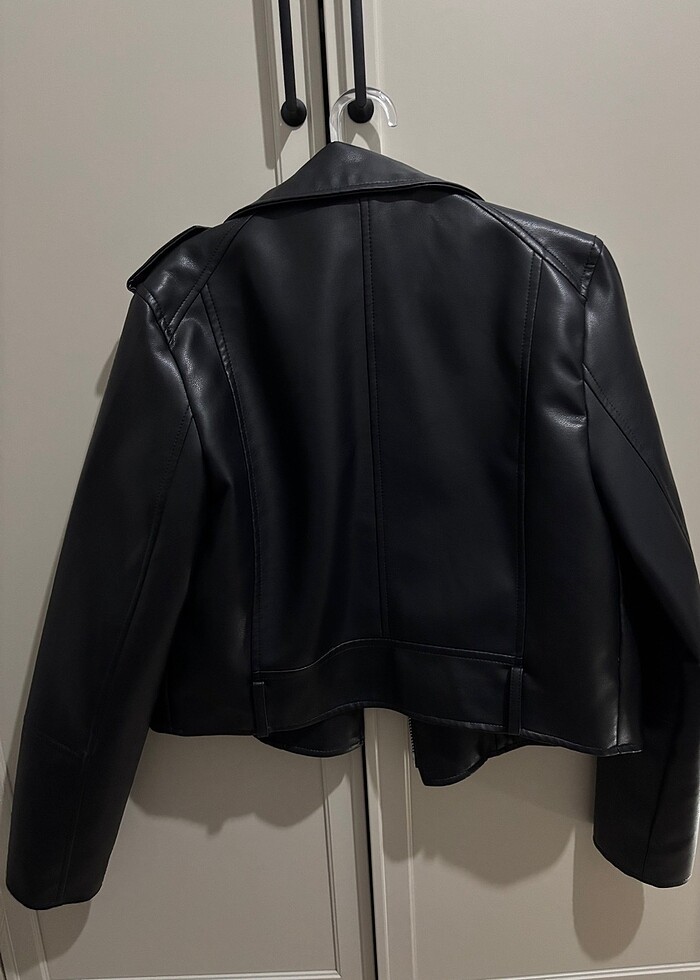 Pul&bear deri ceket - Görsel 5