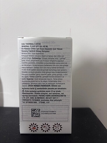 Avene fluide mineral güneş kremi - Görsel 2