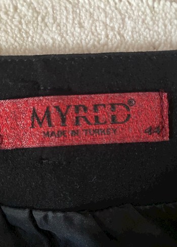 Siyah Baskılı Pilili Midi Etek - Görsel 2