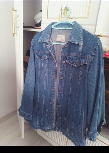 Kadın Lacivert Denim Ceket - Görsel 2