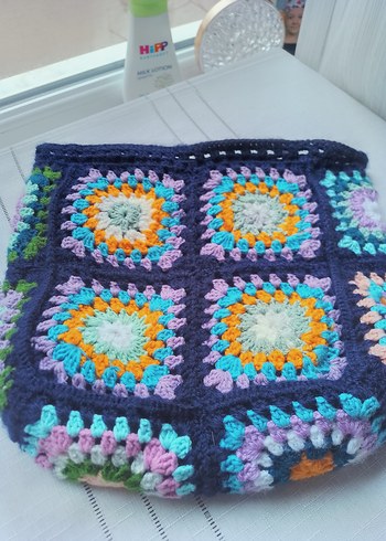 bohem Örgü Kadın Çanta - Görsel 4