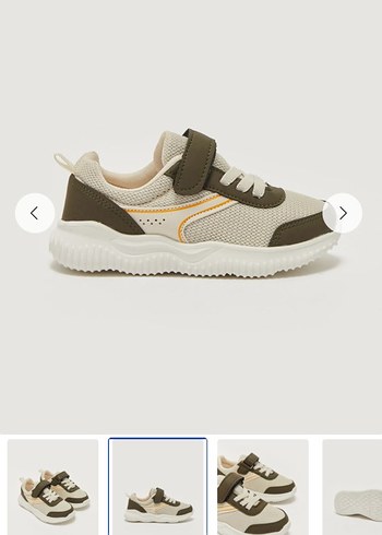 LC Waikiki Bej Erkek Çocuk Spor Ayakkabı Velcro Bantlı
