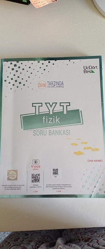  Tyt fizik soru bankası 3-4-5 (üç dört beş yayınları)