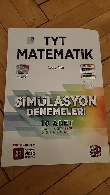 3 d tyt matematik simülasyon denemesi