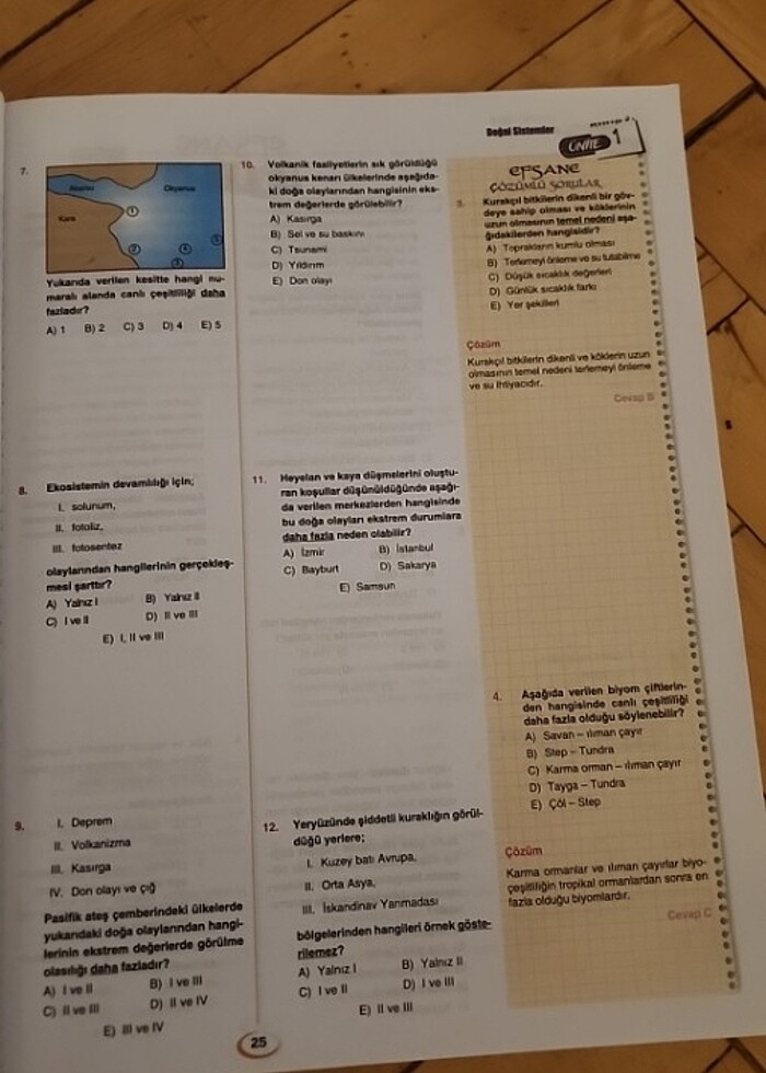 Açı yayinlari konu özeti ayt cografya soru bankası - Görsel 2