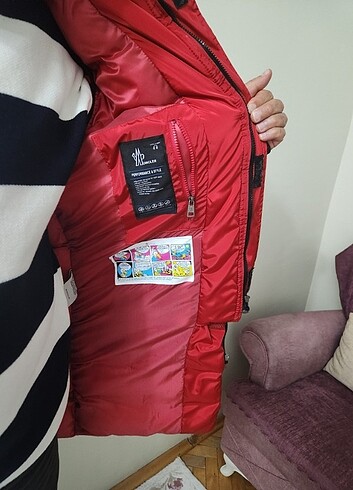 Moncler kırmızı mont - Görsel 10