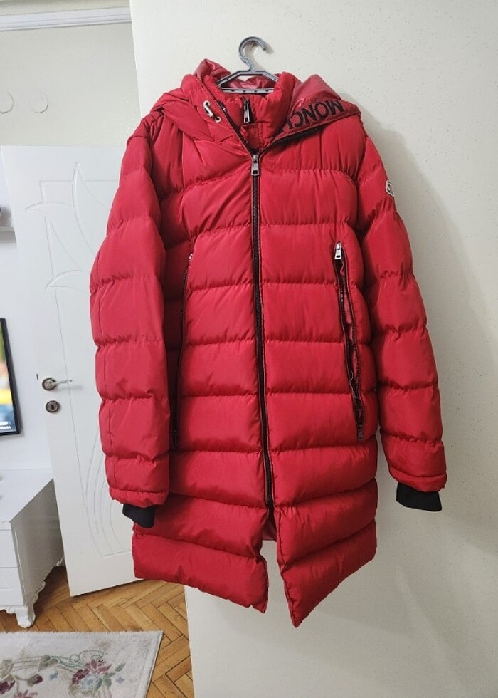 Moncler kırmızı mont - Görsel 4